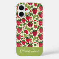 Cute Strawberry Design with custom Name