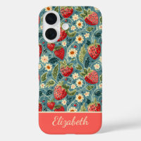 Cute Strawberry Design with custom Name