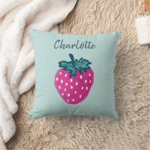 Cute Strawberry Fruit Custom Name 