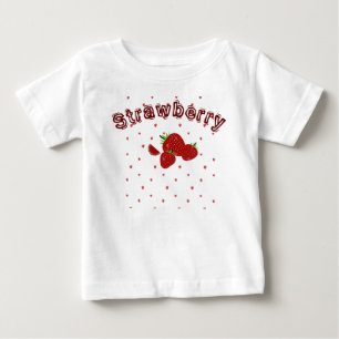 Cute Strawberry Girls Summer Baby T-Shirt