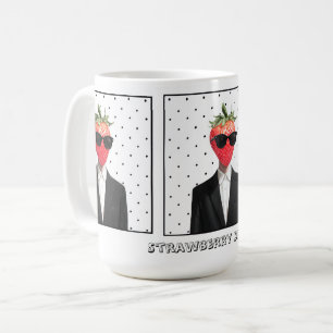 Cute Strawberry in Sunglasses Mug