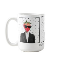 Cute Strawberry in Sunglasses Mug