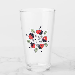 Cute Strawberry Kawaii Fruit Glass