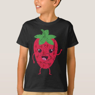 Cute Strawberry Kawaii Japanese Aesthetic Fruit Lo T-Shirt