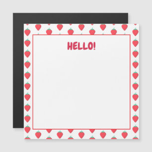 Cute Strawberry Kawaii Lover Aesthetic Pattern