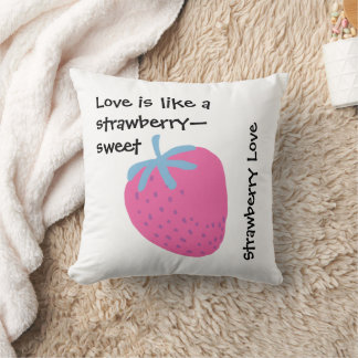 Cute Strawberry Love – Valentine’s Day Cushion