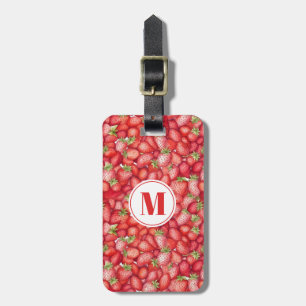 Cute Strawberry Luggage Tag