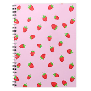 Cute Strawberry Notebook