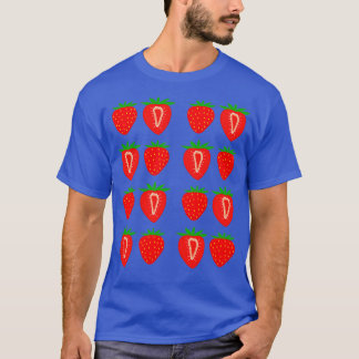 Cute Strawberry Pattern Boho Art 2 T-Shirt