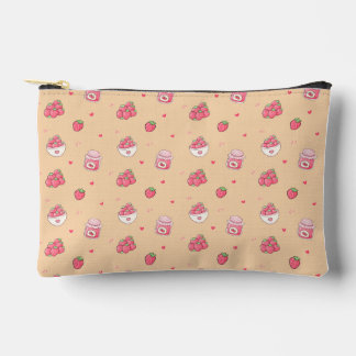 Cute Strawberry Pattern Cosmetic Bag