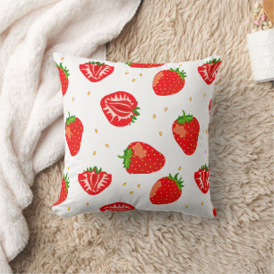 Cute Strawberry Pattern Cushion