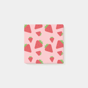 Cute Strawberry Pattern  Post-it Notes