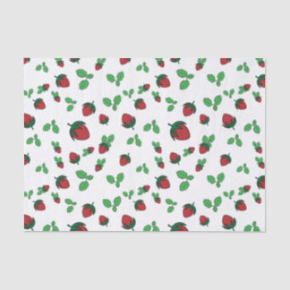 Cute Strawberry Pattern Tissue Paper