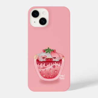Cute Strawberry Phone Case - Pink Design