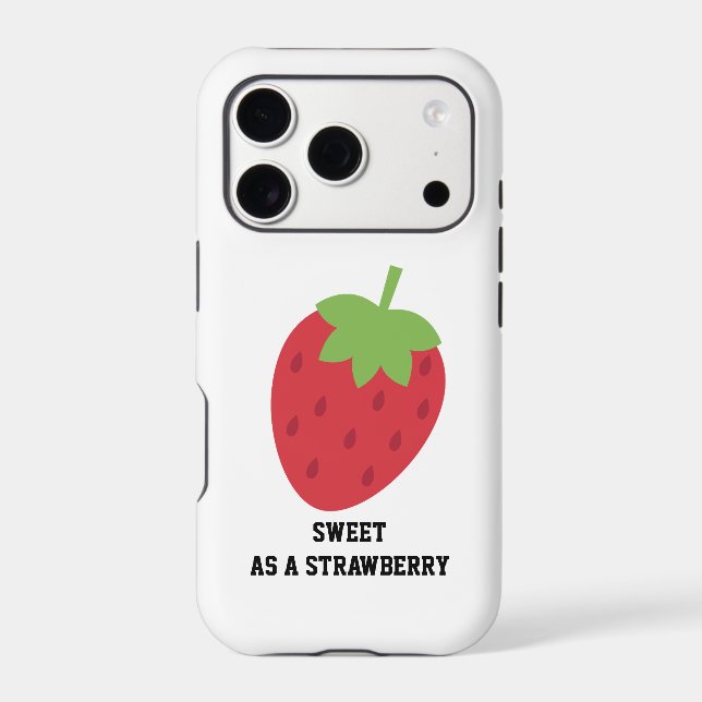 Cute Strawberry Sweet Phone Case (Back)
