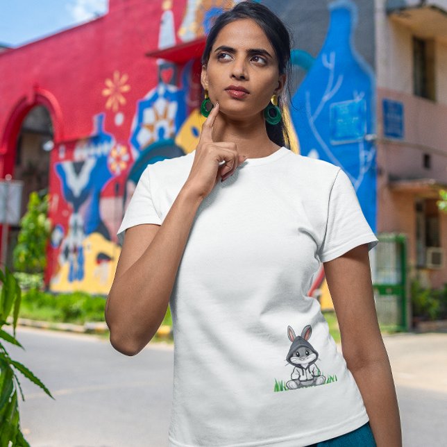 Cute Streetwear Rabbit Graphic Tee (Creator Uploaded)
