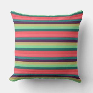 Cute Striped vintage colours Cushion