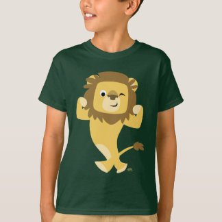 Cute Strong Cartoon Lion Children T-shirt