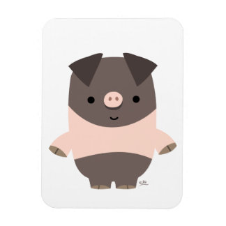 Cute Strong Cartoon Pig Flexible Magnet
