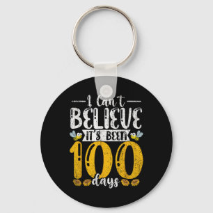 Cute Student Bee I Cant Believe Its Been 100 Days  Key Ring