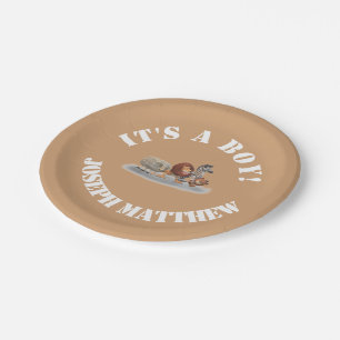 Cute Stuffed Animals Themed Paper Plate