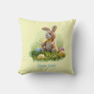 Cute Stuffed Easter Bunny Cushion