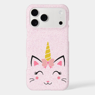 Cute stylised cat unicorn