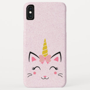 Cute stylised  cat unicorn Case-Mate iPhone case