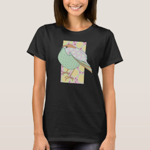 Cute Stylish Framed Pastel Songbird T-Shirt