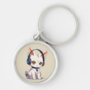 Cute Stylish Kitty Key Ring
