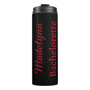 Cute Stylish Personalised Bridesmaid Thermal Tumbler