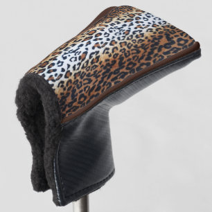 Cute Stylish Trendy Leopard Animal Print Golf Head Cover