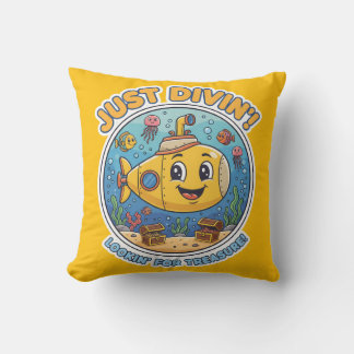 Cute Submarine-Nautical Nursery Decor Cushion