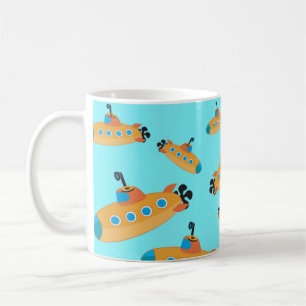 Cute Submarine Pattern Coffee Mug