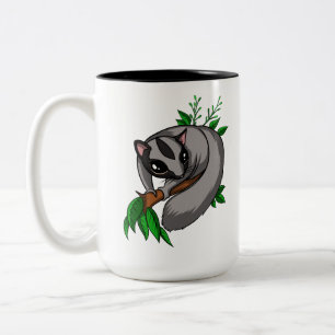 Cute Sugar Glider Pet Animal Two-Tone Coffee Mug