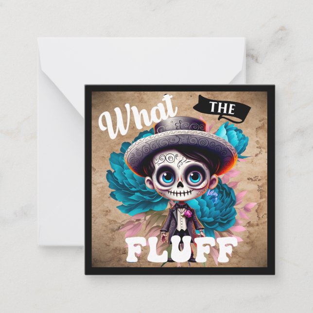 Cute Sugar Skull  Card (Front)