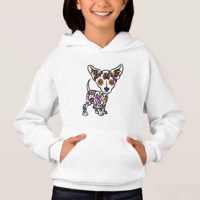 cute sugar skull chihuahua (Front)