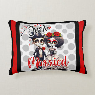 Cute Sugar Skull Decorative Cushion