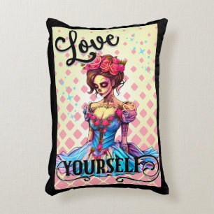 Cute Sugar Skull  Decorative Cushion