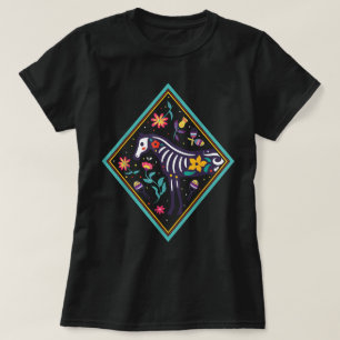 Cute Sugar Skull Horse Cinco De Mayo Mexican T-Shirt