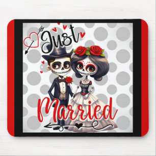 Cute Sugar Skull  Mouse Pad