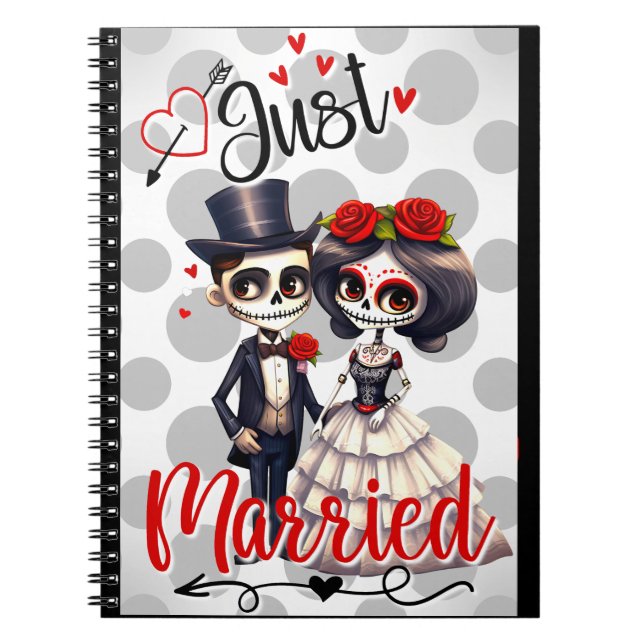Cute Sugar Skull  Notebook (Front)