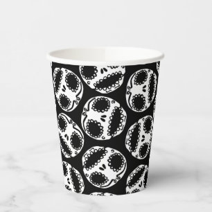 Cute Sugar Skull Pattern Paper Cup