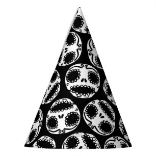 Cute Sugar Skull Pattern Party Hat