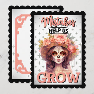 Cute Sugar Skull Thank You Card