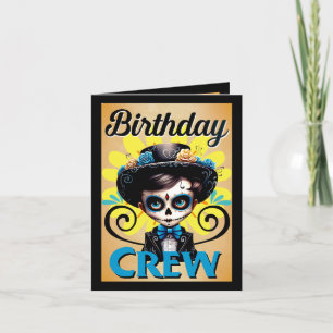 Cute Sugar Skull Thank You Card
