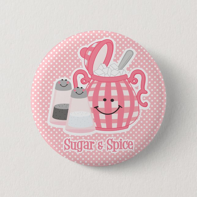 Cute Sugar & Spice Pin (Front)