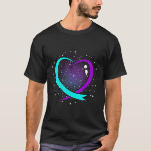 Cute Suicide Awareness Heart Happy Support Graphic T-Shirt