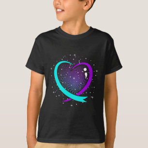 Cute Suicide Awareness Heart Happy Support Graphic T-Shirt