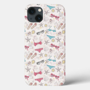 Cute Summer Abstract Pattern iPhone 13 Case